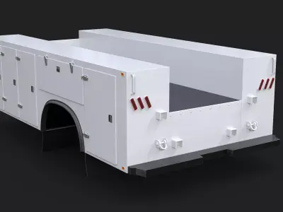 PRB Service Truck Body 3D model