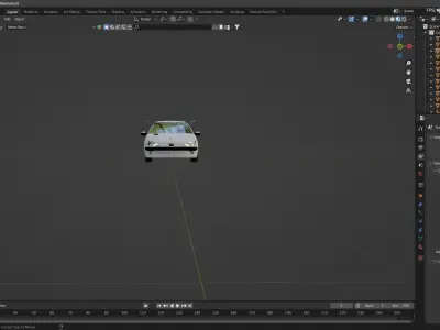 206 sport 4k Low-poly 3D model