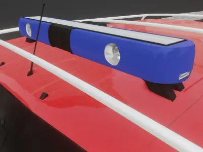 MAN TGA 26 440 Firetruck 3D model