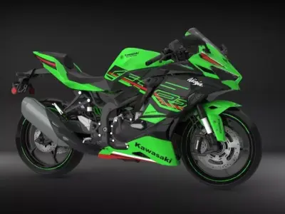 Kawasaki Ninja ZX4RR 2023 High Poly  3D model