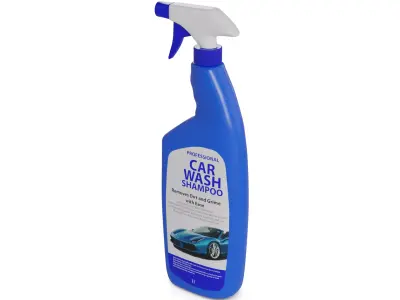 Other car care Car Wash Shampoo Low-poly 3D model