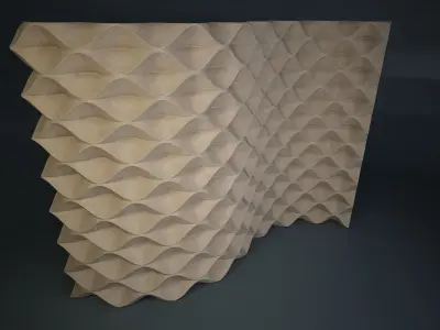 06 PARAMETIC PATTERN Low-poly 3D model