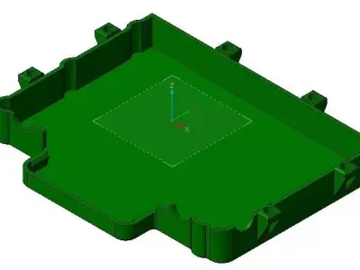 High Voltage Water Heater Cover 3D print model