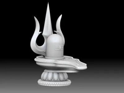 shiva shivling 3d print model 3D print model