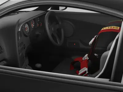 Realistic 3D Model of a Toyota Supra MK 4 3D model