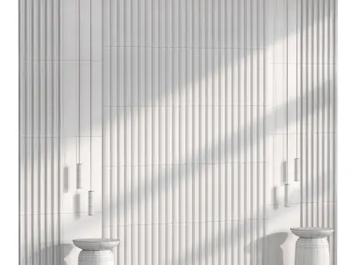 Decorative wall panel N3 3D model