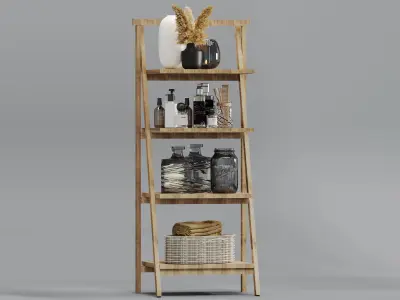 LADDER SHELF 3D model