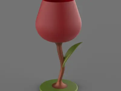 Drinking Glass 3D print model