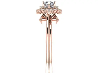 cincin solitaire 3D print model purchase
