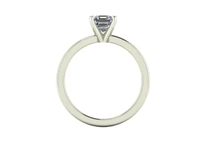 Solitaire Diamond Fashion Ring R13 3D print model