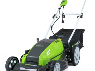 GreenWorks 13-Amp 21-Inch Corded Riding Mower Low-poly 3D model