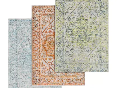 Rug Set 1152 3D model