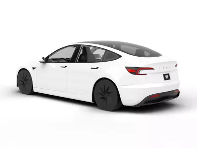 Tesla Model 3 Standard 2026 3d model 3D model