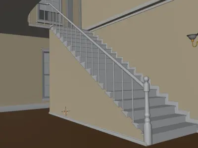 Amityville House Base Mesh 3d Model Free 3D model