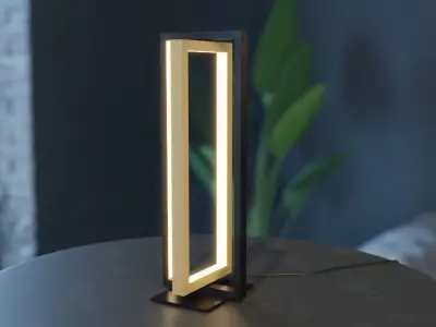 Night Table Led Interior Lamp 3D model