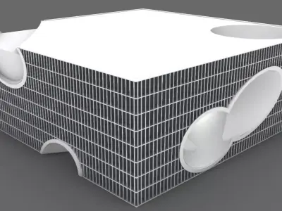 Shanghai Poly Grand Theater by Tadao Ando 3D model