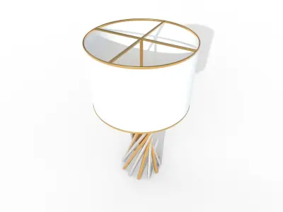 Luxury Lamp Low-poly 3D model