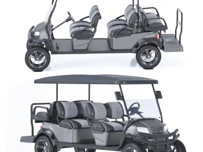 Golf Club Car 3D model