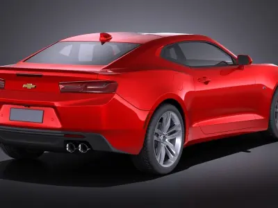 Chevrolet Camaro 2016 VRAY 3D model
