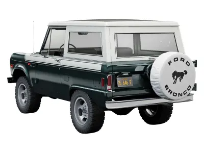 Ford bronco 1977 3D model
