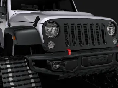 Jeep Wrangler Crawler Rubicon Recon JK 2017 3D model