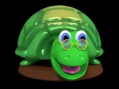 Cartoon Turtle  3D model purchase