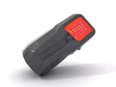 Compact Laser Rangefinder Model Pack with Digital Display Low-poly 3D model