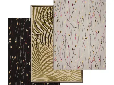Rug Set 1129 3D model