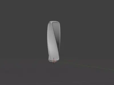 Vaso arredondado Free 3D model