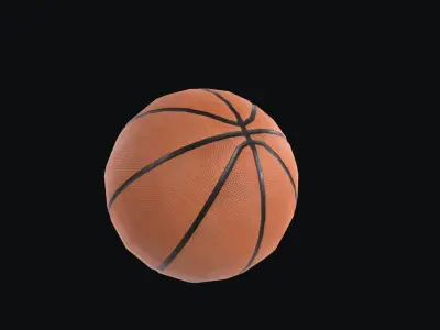 Basketball Low-poly 3D model