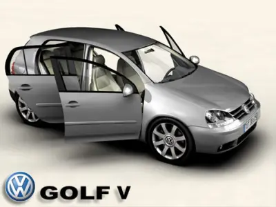 VW Golf V 3D model