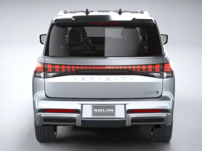 Infiniti QX80 2025 3D model