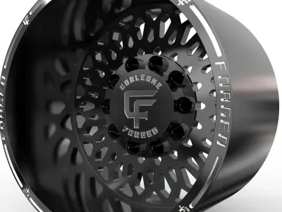 corleone Rear BUFFALINO DF dually wheel 3D print model
