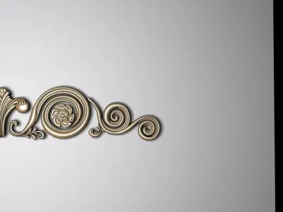 Carved decor 5 3D model