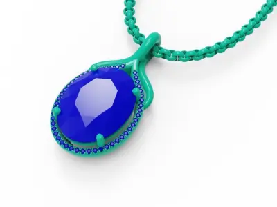 Nice pendant 3D print model