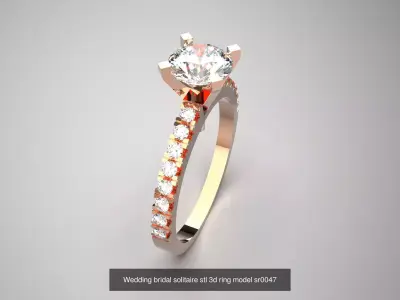 The Eternal Solitaire stl 3d jewelry ring Collection 3D Model Pack