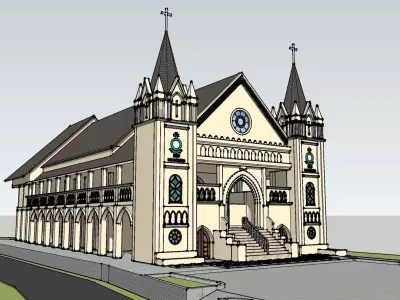 church clasic 3D model
