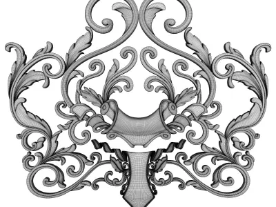 Decorative Ornamental 23 3D model