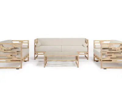 Garden sofas Free 3D model