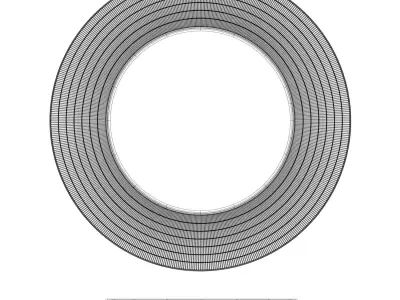 Round Mirror Kare Design Nimbus 3D model