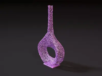 Decorative vases 3D print model purchase