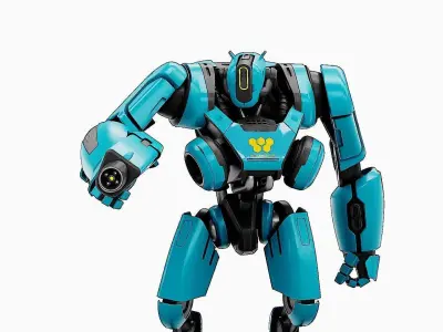 BATTLE DROID SYRIOS-B  Rigged for Unreal Engine - Unity - MIXAMO 3D model