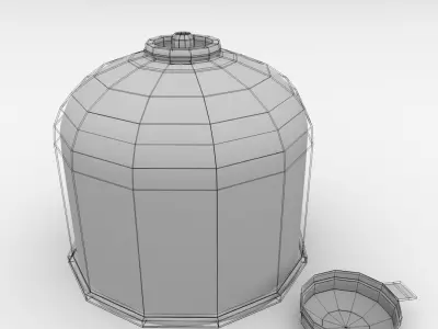 Camping Butane Gas 3D model