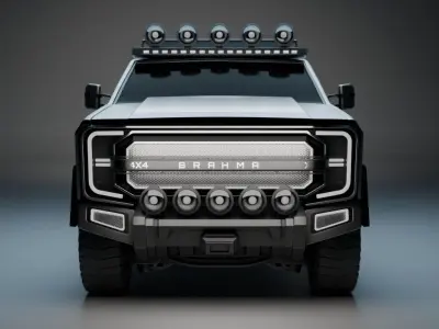 Brahma X  Apex Offroad Dominator 4x4 Truck Low-poly 3D model