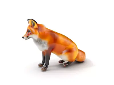Realistic Fox Model Pack for D Animation and Rendering Low-poly 3D model