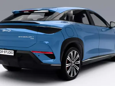 BYD Sealion 7 Low-poly 3D model