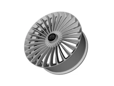 wheels maybach 222 3D model