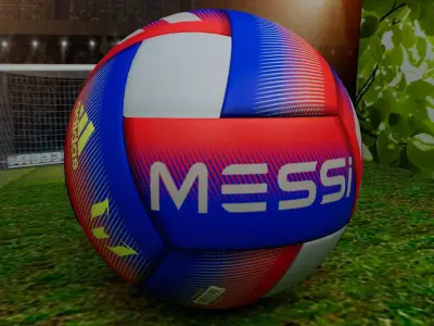ADIDAS MESSI soccer ball Free 3D model