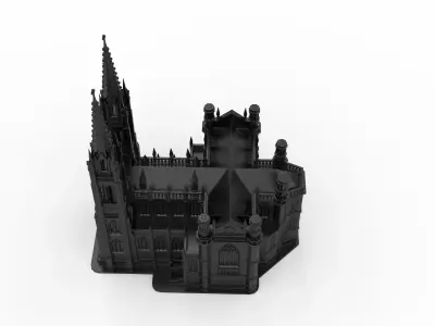 Cathedral Basilica of the Immaculate Conception - Denver 3D print model