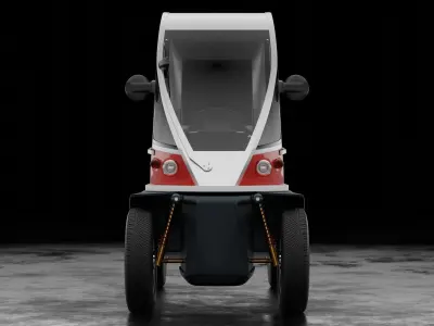 Kyburz PLUS II  - Swiss electric vehicle  3D model